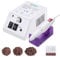 Manucure éléctrique,Cadrim Manucure Machine Ongles Machine à Manucure Ponceuse Électrique pédicure Machine à Poncer avec 6 embouts ponçage pour Salon,Festival,Cadeaux