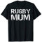Distressed Rugby Mother Gift for Moms Vintage Rugby Mum T-Shirt