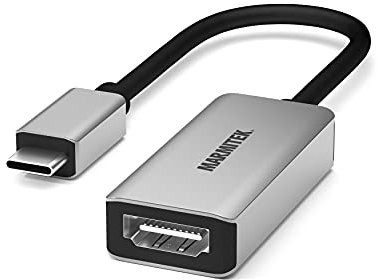 Cavo adattatore da USB C a HDMI 4K60 - Marmitek UH20 - Collegamento Thunderbolt 3 alla porta HDMI - Collega il tuo MacBook/Chromebook a una TV o display - HDR - HDMI 2.0b - Convertitore USBC