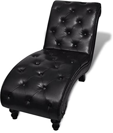 KOIECETA Chaiselongue Liegestuhl Relaxliege Relaxsessel Loungesessel Sesselliege Liegesessel Komfortliege Lounge Wildleder-Optik (Braun)