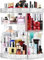 Owelth Rangement Maquillage Organisateur Maquillage 360° Rotatif, Rangement Parfum Boite Organiseur Maquillage, Makeup Organizer Présentoir Cosmétique et Support Cosmétique, 7 Couches de Rangement