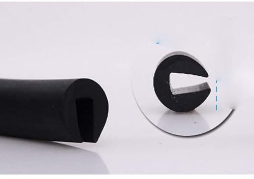 1meter U Channel Rubber Edge Moulding Trim Weather Strip Car Door Protector Edge Guard Rubber Sealing-12mm x 1m,1m