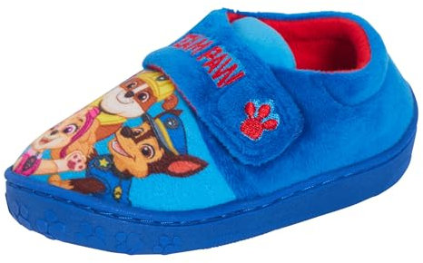 Paw Patrol Pantofole Bambino Chase Marshall Kids Stivaletti per Scarpe da casa Facili da Allacciare al Tocco