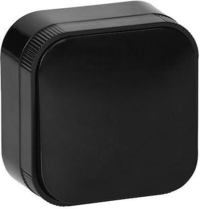 Miratic Interruptor Pared Unipolar Interruptor Diseño Elegante Protección IP20 Interruptor Superficie Adecuado para Uso Doméstico y Comercial es Ideal para Interiores (Negro)