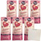 Tetesept Eine Portion Herzenswünsche Pfingstrose-Erdbeere Badesalz 6er Pack (6x50g Packung) + usy Block