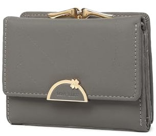 Miss Lulu LP2335 GY, Accessoire de Voyage-Portefeuille Femme, Gris, S