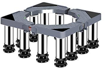 Base de machine à laver pour éviter les rayures et les bosses Plateaux de sol pour réfrigérateur Anti-vibrations Longueur/largeur télescopique 40-65 cm Support pour sèche-linge, cuisinières, réfrigé