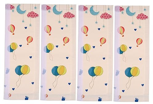 KITANDOVE 4pcs Balloon Refrigerator Door Handle Protectors Soft Covers for Fridge Microwave Dishwasher More Static Dirt Non- Easy to Clean Kitchen Accessory