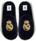 MARPEN SLIPPERS Zapatillas de casa Real Madrid CF Oficiales Temporada 24/25 para Hombre o Mujer, Suela Caucho Diseño Fútbol, Negro y dorado, Talla 46