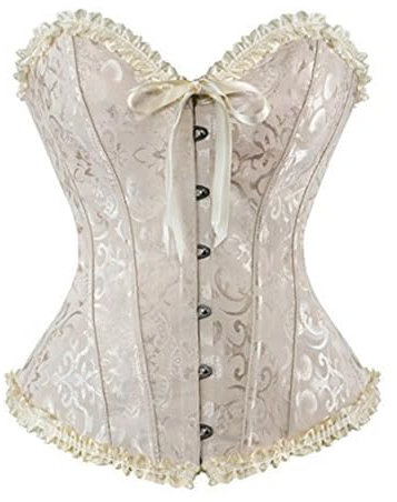 Corset Braun Korsett Mit Rock Korsettkleid Damen Schwarz Moulin Rouge Kostüm Corsage Gelb Trachtenblusen BH Bügel