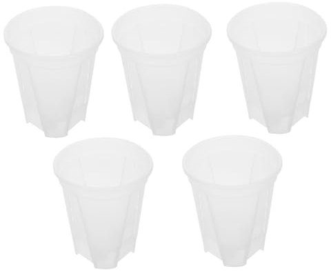 Sosoport 5 Stück-Pack Selbstbewässernder Blumentopf, PP Transparent, 120