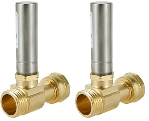 MagiDeal 2Pcs Water Hammer Arrestor 3/4NH Thread Easy to Install Professional Compact Angle Plumbing for Kitchen Laundry Pipe Washer