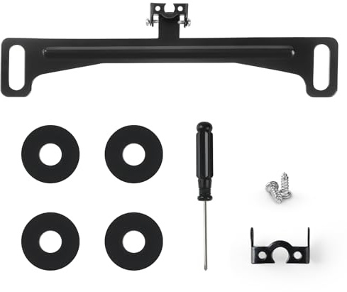 Snwoygr - Universal Car Rear View Camera License Plate Holder, Professional Installation Bracket for Backup View Camera, Dashboard Mirror Camera Accessory