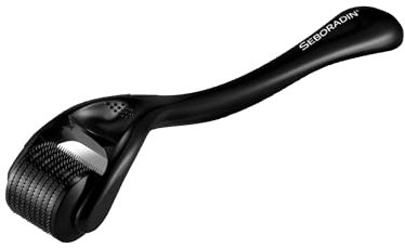 SEBORADIN Derma Roller 0,5 mm - Rouleau Microneedling - Anti-perte de Cheveux - Cheveux Barbe Repousse - Microcirculation