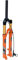 DECAKE Forcella Ammortizzata per Bici 27,5/29 Pollici, Forcella Ammortizzata ad Aria per Bici, Escursione 120 mm, Blocco Manuale/remoto, Forcella Anteriore per Bici Arancione (Dritta RL,