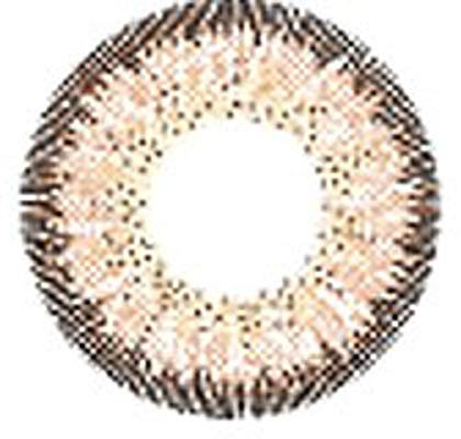 Matlens – EOS Farbige Kontaktlinsen ohne Stärke hazel braun Big eyes G-324 2 Linsen 1 Kontaktlinsenbehälter 1 Pflegemittel 50ml