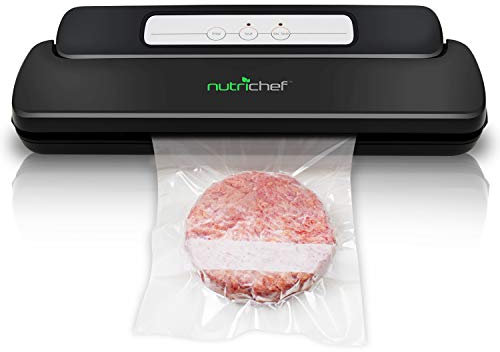 Nutrichef AZPKVS10BK Vacuum Sealer, White