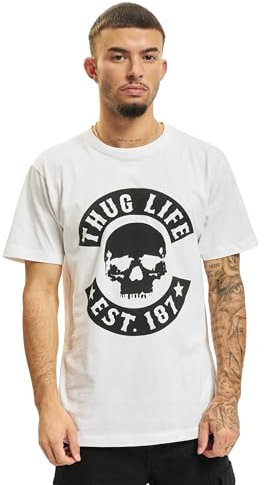 Thug Life Oberteile Herren T-Shirts Weiß XL