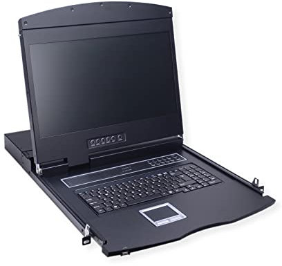 VALUE 19-KVM-Switch, 8-Port, 48 cm (19) TFT (16:9), VGA, USB, Tastaturlayout D