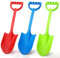 16 Inch Jumbo Beach Sand Toys Shovels Spade For Kids Adults, Gardening Tools Kit Sandbox Sturdy Scoop Durable Heavy Duty Beach Toys for Garden Sand Snow Backyard Summer Gifts Set 3 Pack