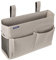 Surblue Bedside Caddy Hängebett Organizer Aufbewahrungstasche Tasche für Etagen-und Krankenhausbetten, Studentenwohnheime, Babybettgitter, Lager 4 Taschen und 2 Haken (Grau)