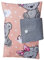 XXL Windeltasche Teddy Bärchen apricot grau Punkte Wunschname