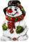 Christmas Latch Hook Kits, Snowman Latch Hook Kits Rug with Pattern Printed Crochet Needlework Crafts for Kids/Adults, 20.4X15inch/52X38Cm