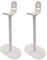 AVF Speaker Floor Stand Pair Compatible with Sonos 5 and Play 5 - Mount Pair of Stands x 2 for Sonos 5 Speakers Gen 1, White