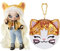 Na! Na! Na! SurpriseGlam Serie 2 - TABITHA NEKOTA - Von Katzen inspirierte, weiche Plüschpuppe mit blondem Haar und Metallic-Tier-Clip-On-Tasche - Zum Sammeln - Tolles Geschenk für Kinder ab 5 Jahren