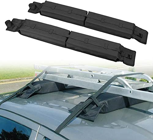 sadfd Roof Rack, Dach Träger Für Auto, Auto-Dachreling, Weiche Auto-Dachreling-Dachauflage, Gepäckträger Für Kajak, Surfbrett, Kanu, Snowboard, Ruderbrett