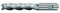 PTG Profiline 218971400 - Broca helicoidal HSS DIN 1897, tipo N, derecha, en blanco, 14 mm de diámetro nominal, 107 mm de longitud, 54 mm de longitud