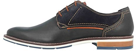 FRETZ men Andrew Halbschuhe in Übergrößen Blau 6980.4580-32 große Herrenschuhe, Größe:46