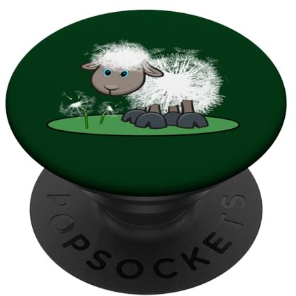 Schaf Spaß Pusteblume lustig und witzig PopSockets Klebender PopGrip