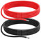 8 Gauge Silicone Wire, 8 AWG Electrical Cable 5M（2.5m Red & 2.5m Black）Soft & Flexible 1650 Strands of 0.08 mm Tinned Copper High Temperature Wire for Arduino Projects/RC Cars/Boat/Drones