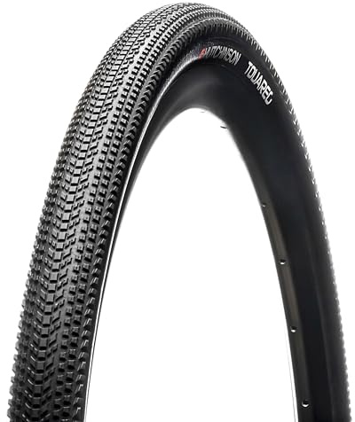HUTCHINSON - Touareg - Gravel-Reifen - Für unwegsames Gelände - Strapazierfähig und langlebig - Starre Wulste - Schwarz/Beige - Tubetype - 700 x 50 mm