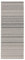 In- & Outdoor Teppich Silber Streifenmuster 80 x 220 cm– Kurzflorteppich, wetterfest & rutschfest – UV-beständig & pflegeleicht für Balkon, Terrasse & Küche