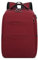 DORRISO Mode Léger Homme Sac à Dos pour 15.6 Pouces Ordinateur Portable avec USB Chargement Port Fonctionnel Sac pour Voyage Occasionnel Randonnée Vacances Homme Imperméable Sac D'école Backpack Rouge