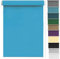 Verdunkelungsrollo Klemmfix ohne Bohren 110 x 190 cm Hitzeschutz und Sichtschutz, Hitzeschutzrollo lichtundurchlässig I Flexibler Seitenzug für Fenster und Türen, Himmelblau