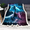 SMchwbc Wolf Decke 150x200 cm kuscheldecke Kinder Wolf Fleecedecke Wohndecke 3D Drucken Wald Wild Tier Wolf Flauschig Decke Sofadecke 130x150 cm Couchdecke Tagesdecke (6,100 x 140 cm)