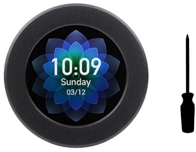 ESP32-S3 Development Board with 1.28inch Round LCD Display with CNC Metal Case,32-bit LX7 Dual-core Processor,Support 2.4 GHz Wi-Fi and Bluetooth 5(LE),Embedded GC9A01 Driver Chip