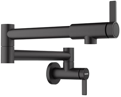 BLANCO 527486 Culina II Wall-Mounted Pot Filler - Matte Black