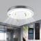 papasbox Deckenleuchte mit Ventilator 50cm | 3 Farbtemperatur 6 Geschwindigkeiten 60W LED Deckenventilator mit Beleuchtung Lampe | Deckenlampe Fernbedienung Dimmbar für Wohnzimmer Schlafzimmer