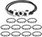 AUAUY 12 Stück Fußball Armbänd Kinder,Verstellbares Schnur Fußball Armband,Freundschaftsarmband, Fußball Party Fußballspiel Gewebte Armband für Mitgebsel Fussball Geburtstag Jungen Mädchen
