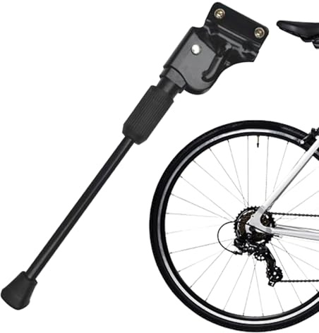 Mountainbike-Ständer – rutschfester Mehrzweck-Kick-Ständer | schwarz, rostfrei, Fahrradständer, Reitzubehör für Mountainbike, Klapprad