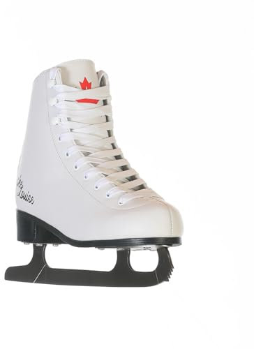 Canstar Kunstlaufschlittschuh Lake Louise – Klassisches Design, Weiß – Eiskunstlauf-Schlittschuhe Damen, Kinder & Anfänger (38)