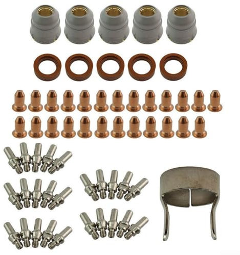 Plasmaschneidbrenner-Set, CUT30 PC210 Plasmaschneider LC25 Brennerverbrauchs-Kit für SCP2524-10, SCP2504, SCP2506, SCP2530-6