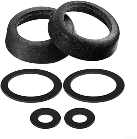 Leder Pumpendichtung Ersatzteile für 75 Modell Garten Handpumpen inkl. Dichtungen und Ringe (schwarz)