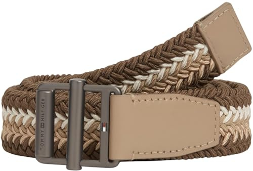 Tommy Hilfiger Herren Roller Buckle Webbing 3.5 Belt Am0am14187 Fester Gürtel (1er Pack)