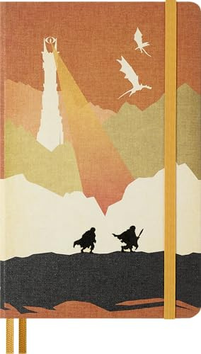 Moleskine Der Herr der Ringe Notizbuch Frodo Sam limitierte Ausgabe, L/A5, blanko, fester Einband: NB Hr.Ringe LG bla Frodo Sam
