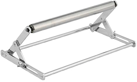 Cutting Machine Work Stand, Mitre Saw Table, Height Adjustable Stainless Steel Saw Table - Rustproof Support Frame, Folding Machine Tool Brackets for Fixatio